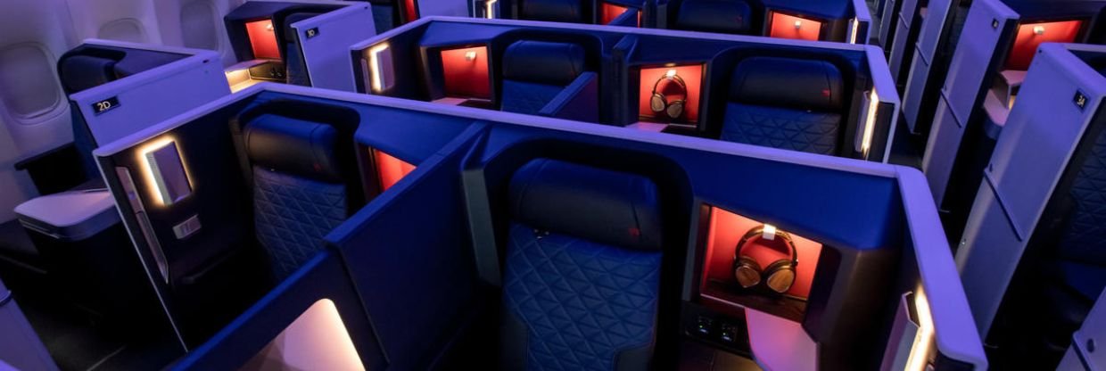 Business Class Seats of Delta One 767