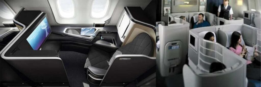 difference between business and first class